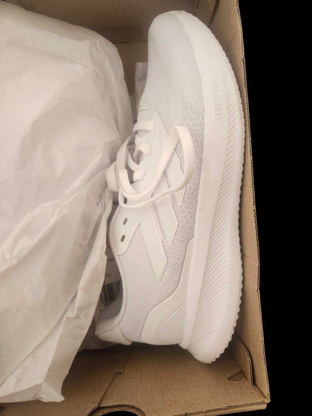 Adidas Runfalcon 5 Triple White 5.5W